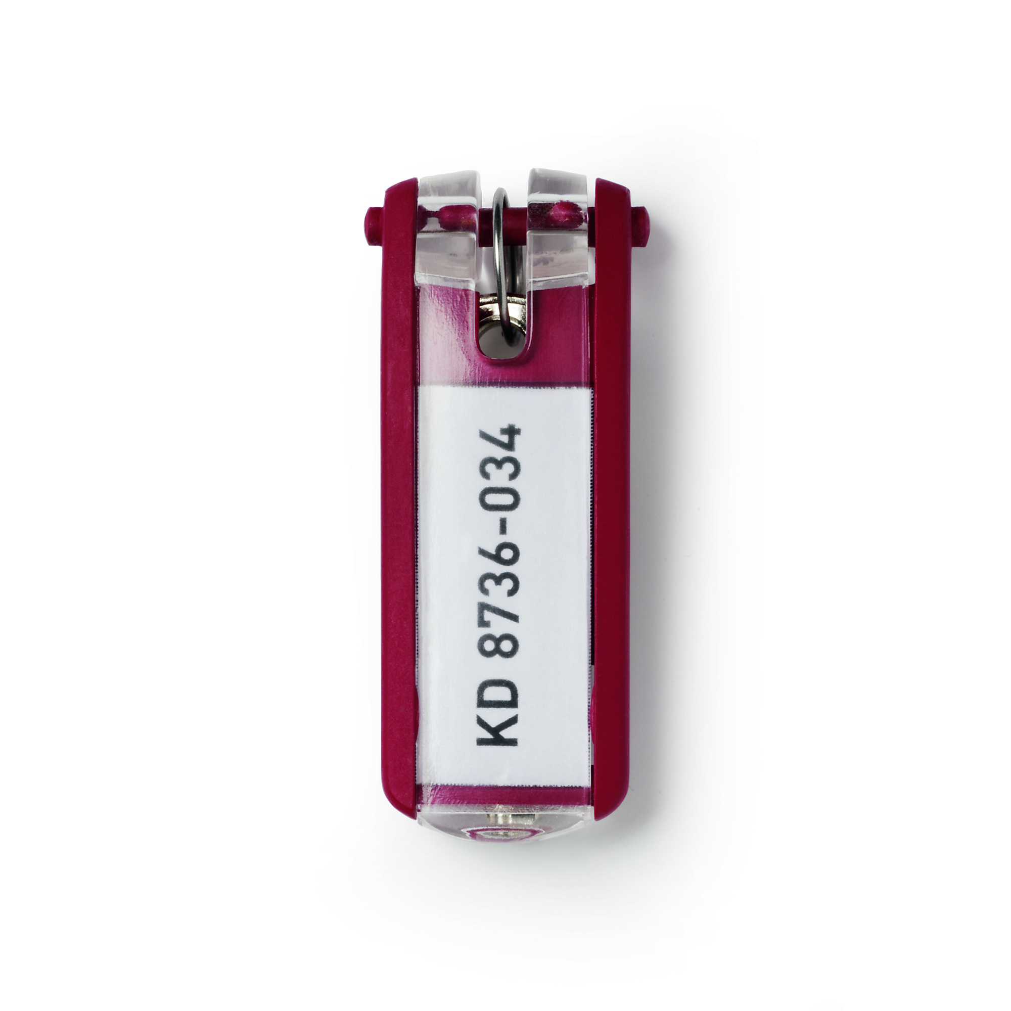 Durable, Key Tags, Red - 6 pack, Key Capacity 0 Width 0.25 in, Height 8.5 in, Model# 195703
